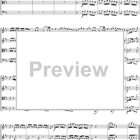 String Quartet No. 13, Movement 2 - Score