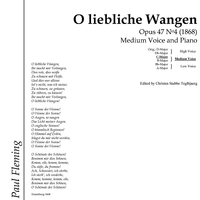 O liebliche Wangen Op.47 No. 4