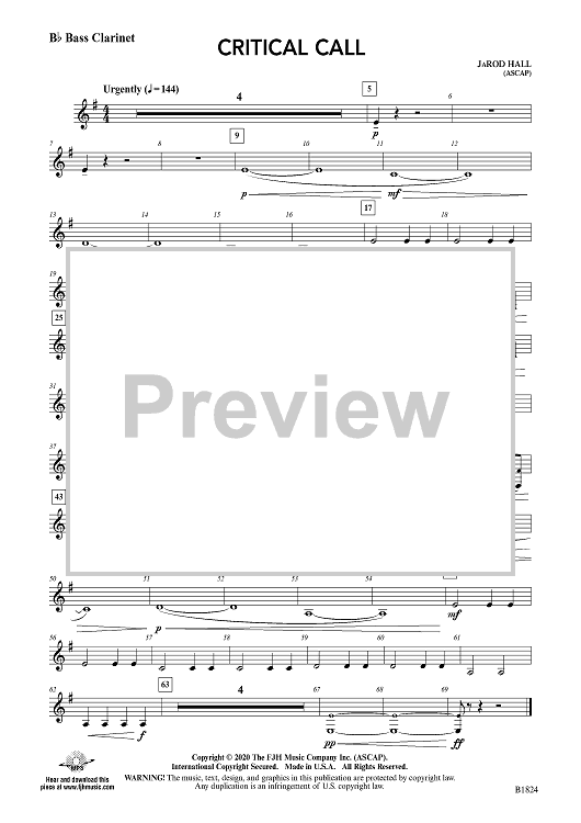 Critical Call - Bb Bass Clarinet