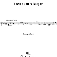 Prelude in A Major - Trumpet