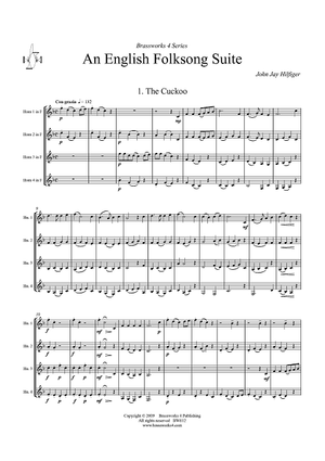 An English Folksong Suite - Score