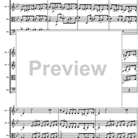 String Quartet No. 5 Bb Major D68 - Score