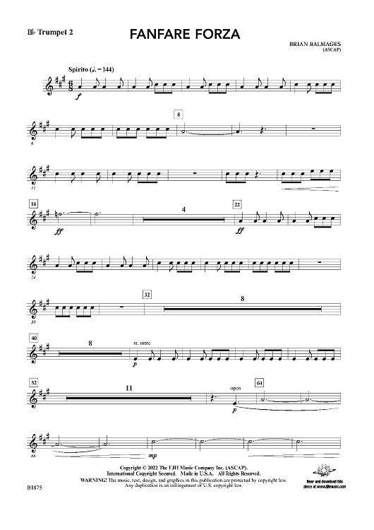 Fanfare Forza - Bb Trumpet 2