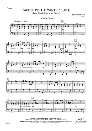 Sweet Petite Winter Suite (Four Candy Character Pieces) - Piano