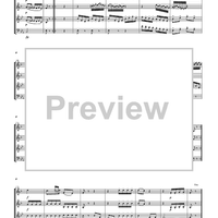 Theme and Variations from Divertimento No. 15 (KV 287) - Score