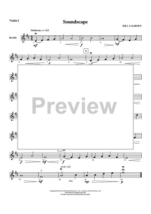 Soundscape - Violin 1