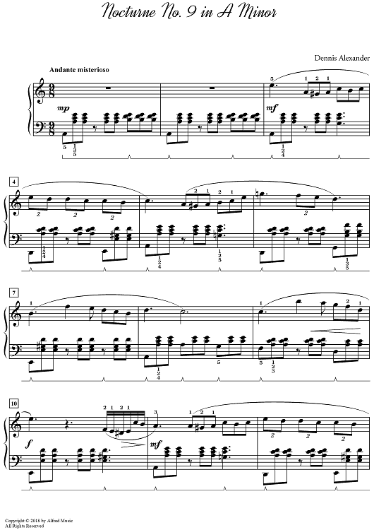 Nocturne No. 9 in A Minor