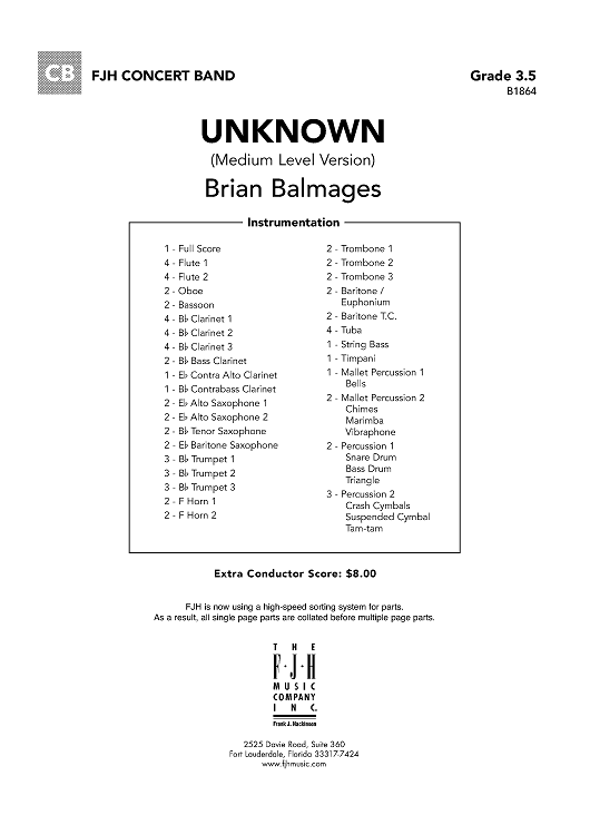 Unknown (Medium Level Version) - Score