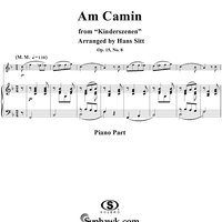 Kinderszehen, Op. 15, No. 08, "Am Camin" (By the fireside), - Piano