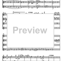 Quattro pezzi (Four Pieces) Op.89 - Score