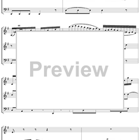 Sonata 6 for Clavier and Violin, 1st version, Cantabile