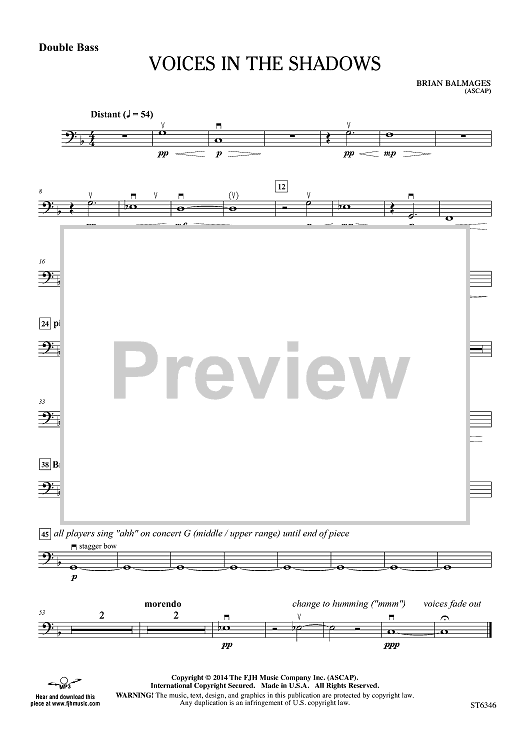 Voices in the Shadows - Double Bass