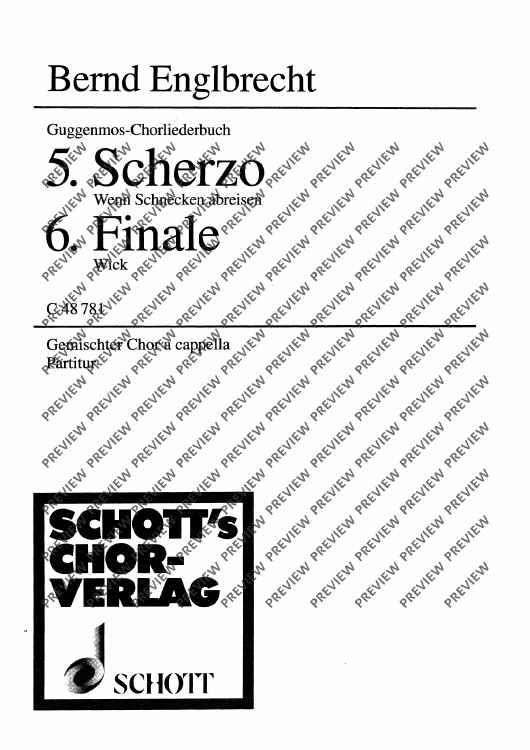 Guggenmos-Chorliederbuch - Choral Score