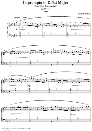 Impromptu in E-flat Major, Op. 90, No. 2