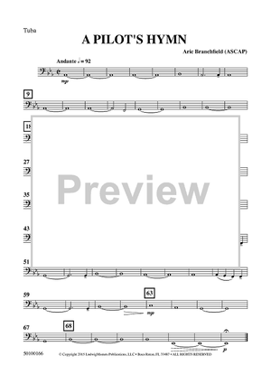 A Pilot's Hymn - Tuba