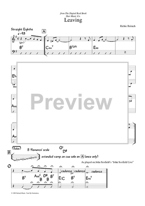 Leaving - Eb Instruments