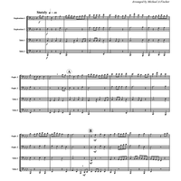 Rondeau - For Tuba-Euphonium Quartet - Score