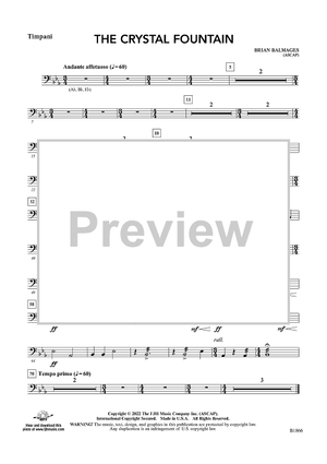 The Crystal Fountain - Timpani