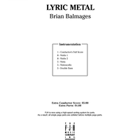 Lyric Metal - Score