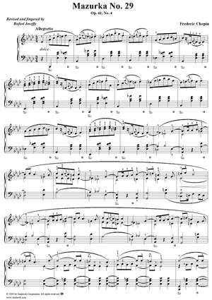 No. 29 in A-flat Major, Op. 41, No. 4