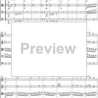 Quintet in C Major, Movement 3 - Score