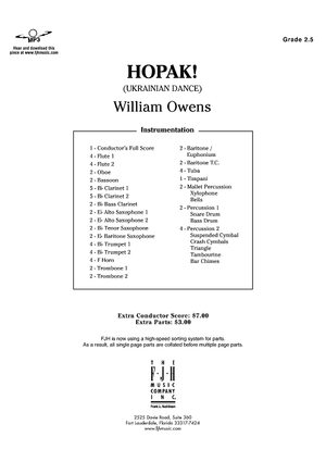 Hopak! - Score Cover