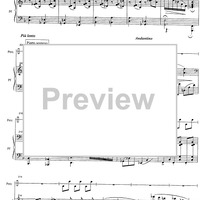 La villegiatura in  panchina [set of parts] - Score