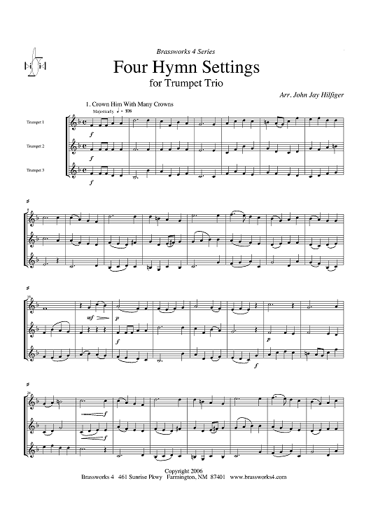 Four Hymn Settings - Score