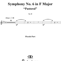 Symphony No. 6 in F Major, "Pastoral" - Piccolo