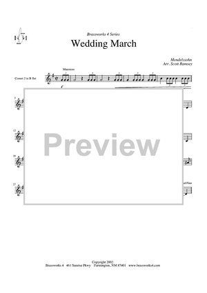 Wedding March - Cornet 2/Trumpet 2