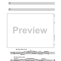 The Blues Scales - Bass clef Instruments