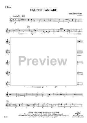 Falcon Fanfare - F Horn