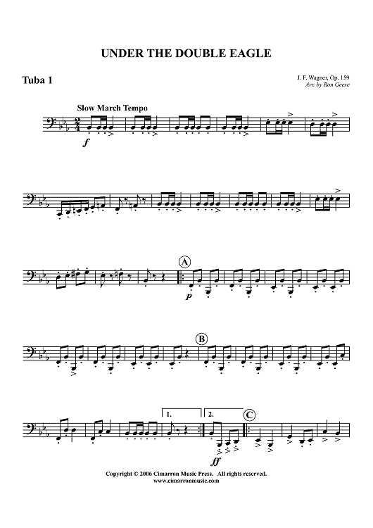 Under the Double Eagle - Tuba 1