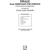 Finale from Serenade for Strings - Score