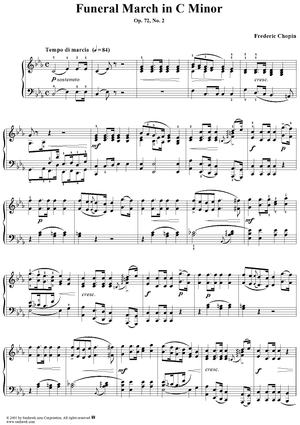Funeral March in C Minor, Op. 72, No. 2, B10