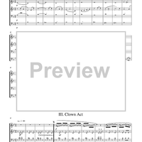 A Suite For Clowns - Score