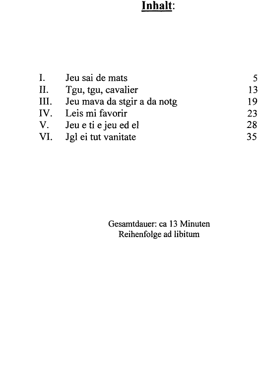 Suita Sursilvana Op.76b - Preface