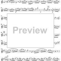 Violin Duet No. 10 in A Major from "Twelve Easy Duets", Op. 10 - Violin 1