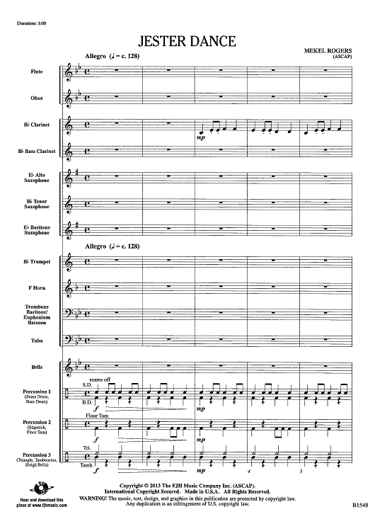 Jester Dance - Score