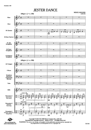 Jester Dance - Score