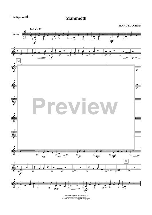 Mammoth - Trumpet in Bb