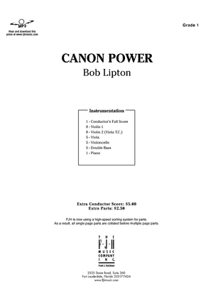 Canon Power - Score Cover