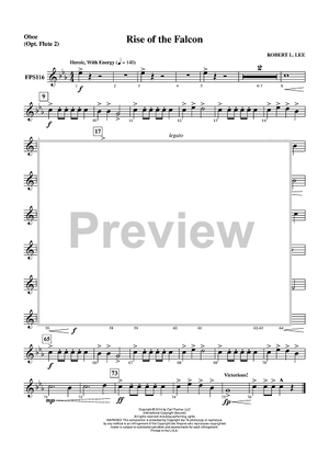 Rise of the Falcon - Oboe (Opt. Flute 2)