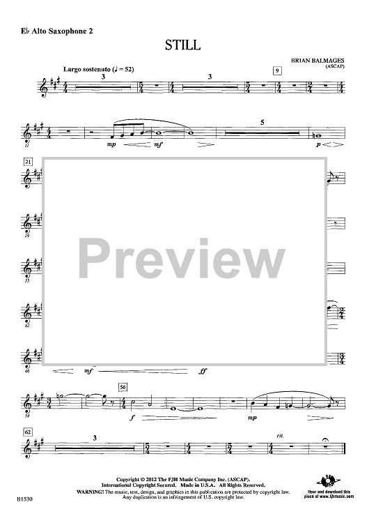 Still - Eb Alto Sax 2