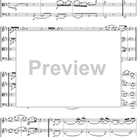 String Quartet No. 18, Movement 3 - Score