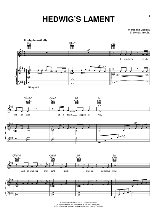 Hedwig's lamentstephen clearance trask