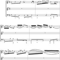 Sonata 6 for Clavier and Violin, 1st version, Cantabile