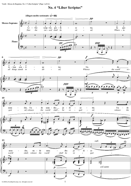 Messa da Requiem from Giuseppe Verdi  buy now in the Stretta sheet music  shop