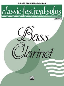 Classic Festival Solos (B-flat Bass Clarinet), Volume 2