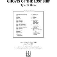 Ghosts of the Lost Ship - Score Cover